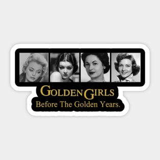 Christmas golden girls Sticker